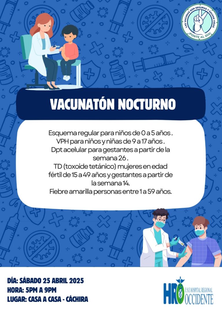 Vacunatón Nocturno en Cáçhira: Protege tu Salud y la de tu Familia Vacunatón Nocturno en Cáçhira: Protege tu Salud y la de tu Familia