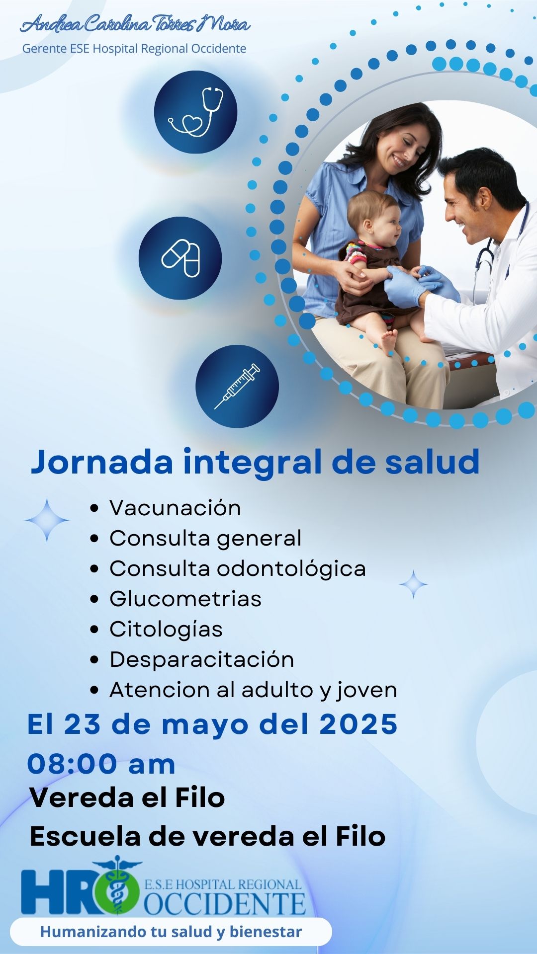 ¡Gran Jornada Integral de Salud en Vereda el Filo!