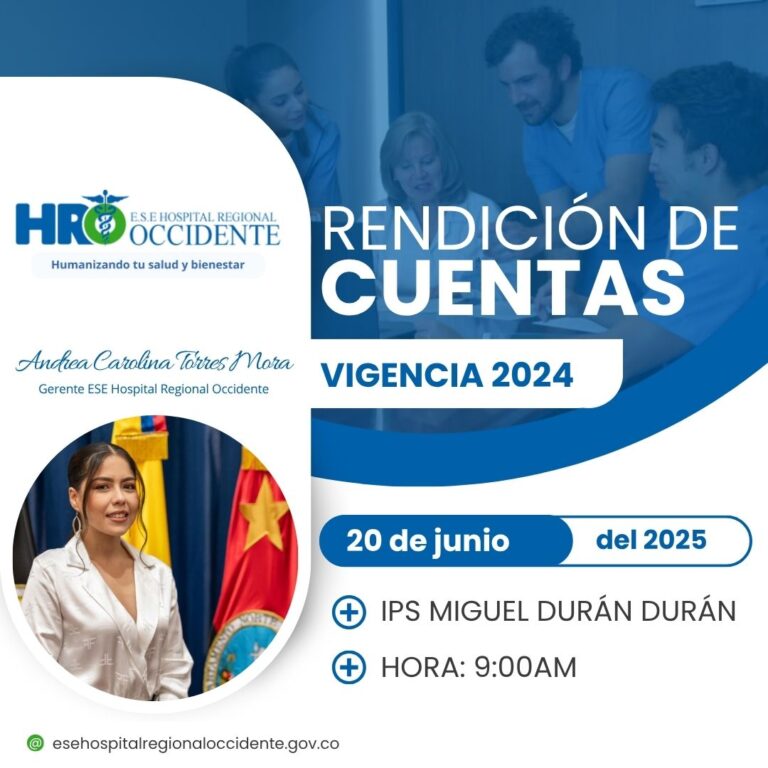 INVITACIÓN ABIERTA A LA COMUNIDAD RENDICIÓN DE CUENTAS VIGENCIA 2024