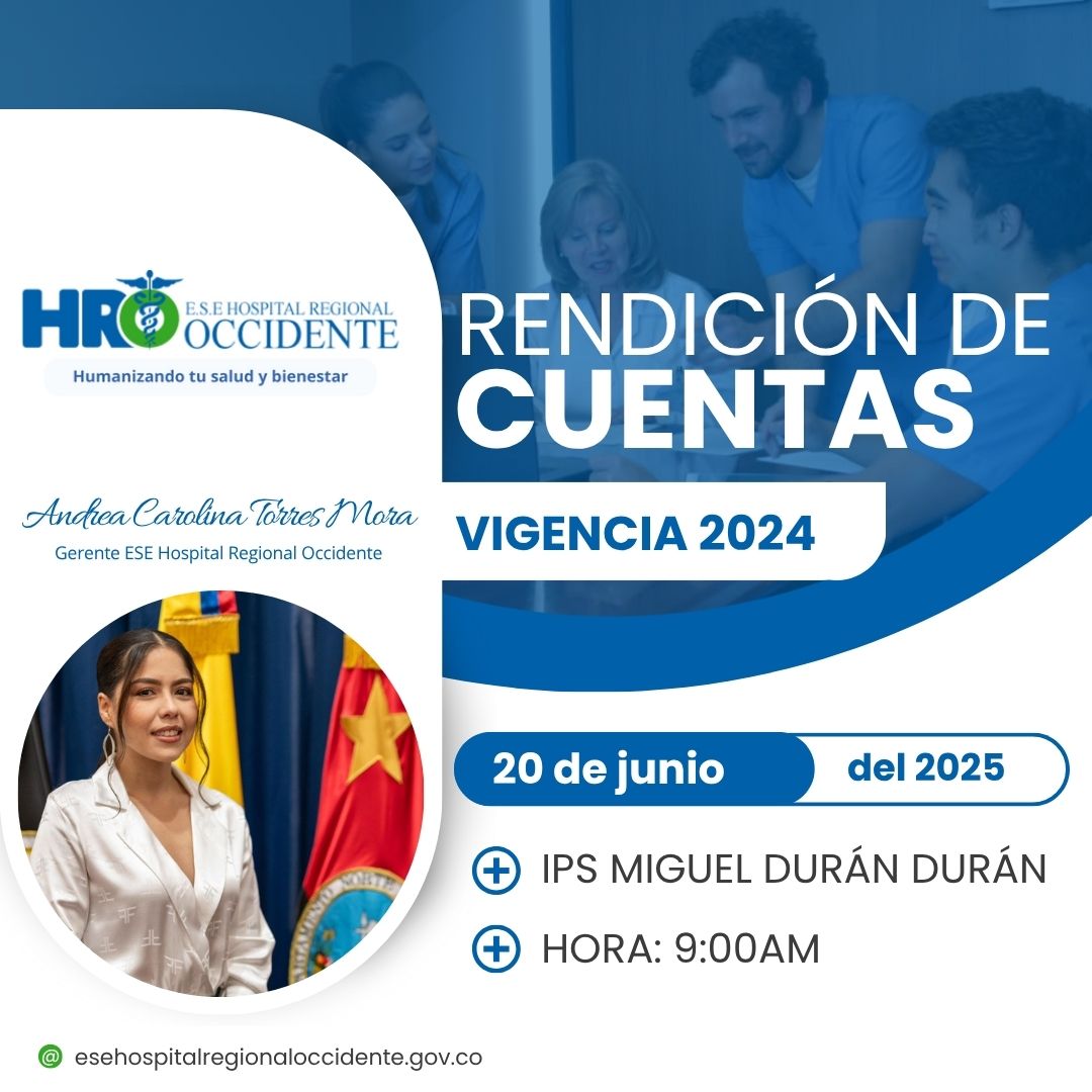 INVITACIÓN ABIERTA A LA COMUNIDAD RENDICIÓN DE CUENTAS VIGENCIA 2024
