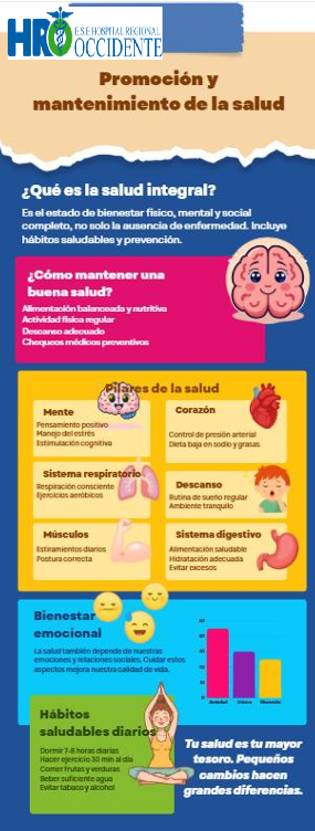 ESE Hospital Regional Occidente promueve la salud integral como “su mayor tesoro”